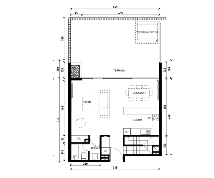 3 Dormitorios 3 Baños dúplex con patio